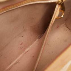 Louis Vuitton Blanc Corail Monogram Vernis Brea GM Bag