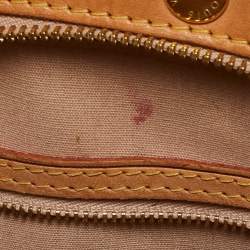 Louis Vuitton Blanc Corail Monogram Vernis Brea GM Bag