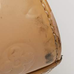 Louis Vuitton Blanc Corail Monogram Vernis Brea GM Bag