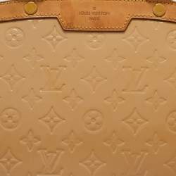 Louis Vuitton Blanc Corail Monogram Vernis Brea GM Bag
