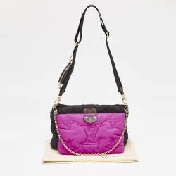 Louis Vuitton Black/Magenta Monogram Econyl Pillow Maxi Multi Pochette Accessories