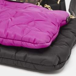 Louis Vuitton Black/Magenta Monogram Econyl Pillow Maxi Multi Pochette Accessories