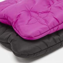 Louis Vuitton Black/Magenta Monogram Econyl Pillow Maxi Multi Pochette Accessories
