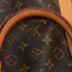 Pre Owned Louis Vuitton Monogram Canvas and Leather Keepall 60 Bag