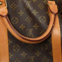 Pre Owned Louis Vuitton Monogram Canvas and Leather Keepall 60 Bag