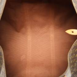 Pre Owned Louis Vuitton Monogram Canvas and Leather Keepall 60 Bag