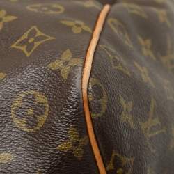 Pre Owned Louis Vuitton Monogram Canvas and Leather Keepall 60 Bag