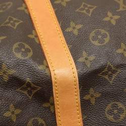 Pre Owned Louis Vuitton Monogram Canvas and Leather Keepall 60 Bag