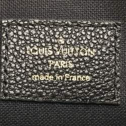 Pre Owned Louis Vuitton Black Monogram Empreinte Leather Daily Pouch