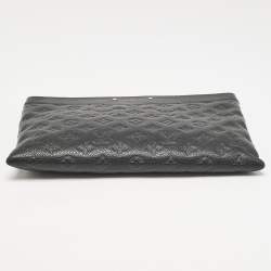 Pre Owned Louis Vuitton Black Monogram Empreinte Leather Daily Pouch