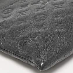 Pre Owned Louis Vuitton Black Monogram Empreinte Leather Daily Pouch