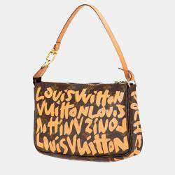 Louis Vuitton Brown Stephen Sprouse Monogram Graffiti Pochette Accessoires