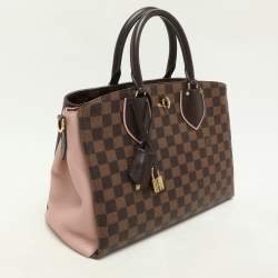 Louis Vuitton Damier Ebene Canvas and Leather Normandy Bag