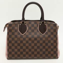 Louis Vuitton Damier Ebene Canvas and Leather Normandy Bag