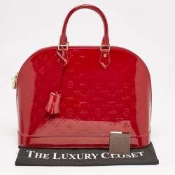 Louis Vuitton Pomme D’amour Monogram Vernis Alma GM Bag