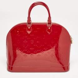 Louis Vuitton Pomme D’amour Monogram Vernis Alma GM Bag