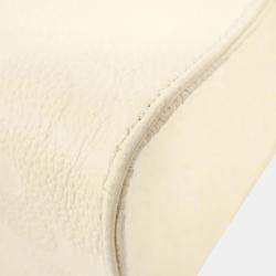 Louis Vuitton Cream Monogram Empreinte Leather OnTheGo MM Handbag