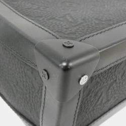 Louis Vuitton Black Taurillon Monogram Soft Trunk Shoulder Bag