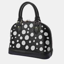 Louis Vuitton Black Leather Epi Yayoi Kusama Alma Shoulder Bag