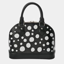 Louis Vuitton Black Leather Epi Yayoi Kusama Alma Shoulder Bag