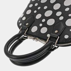 Louis Vuitton Black Leather Epi Yayoi Kusama Alma Shoulder Bag