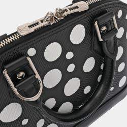 Louis Vuitton Black Leather Epi Yayoi Kusama Alma Shoulder Bag