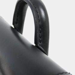 Pre Owned Louis Vuitton Black Taurillon Monogram Nano Steamer Shoulder Bag