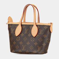 Pre Owned Louis Vuitton Brown PVC Leather Monogram Neverfull BB Shoulder Bag