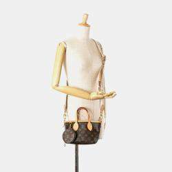 Pre Owned Louis Vuitton Brown PVC Leather Monogram Neverfull BB Shoulder Bag