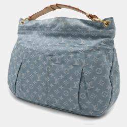 Louis Vuitton Blue Monogram Denim Daily GM Shoulder Bag
