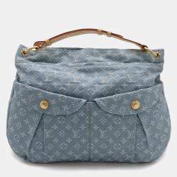 Louis Vuitton Blue Monogram Denim Daily GM Shoulder Bag