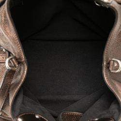 Louis Vuitton Brown Monogram Mahina L Hobo
