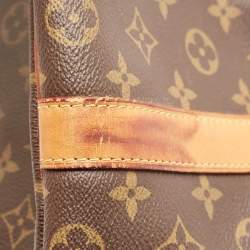 Pre Owned Louis Vuitton Monogram Canvas Keepall Bandouliere 50 Bag