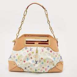 مملوكة مسبقًا Louis Vuitton White/Multicolor Monogram Canvas Judy GM Bag