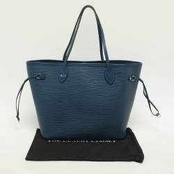 Louis Vuitton Cyan Epi Leather Neverfull MM Bag