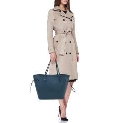 Louis Vuitton Cyan Epi Leather Neverfull MM Bag