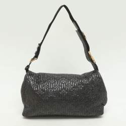 مملوكة مسبقًا حقيبة لوي فيتون بوشت جلد براءة اختراع مونوغرام نوير سوداء