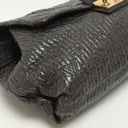 مملوكة مسبقًا حقيبة لوي فيتون بوشت جلد براءة اختراع مونوغرام نوير سوداء