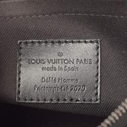 Louis Vuitton Turquoise Monogram Tuffetage Canvas Triangle Messenger Bag
