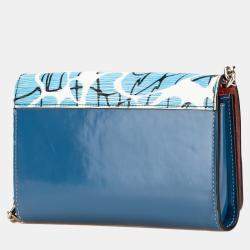 Louis Vuitton Blue Epi Aqua Twist Wallet on Chain