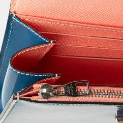 Louis Vuitton Blue Epi Aqua Twist Wallet on Chain
