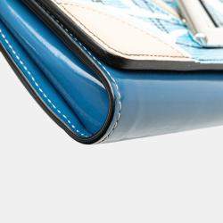 Louis Vuitton Blue Epi Aqua Twist Wallet on Chain