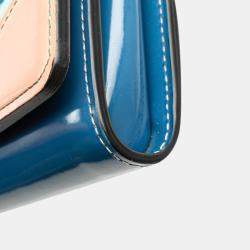 Louis Vuitton Blue Epi Aqua Twist Wallet on Chain