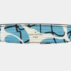 Louis Vuitton Blue Epi Aqua Twist Wallet on Chain