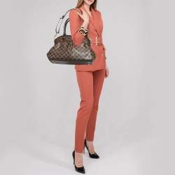 Pre Owned Louis Vuitton Damier Ebene Canvas Trevi PM Bag
