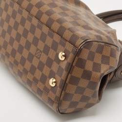 Pre Owned Louis Vuitton Damier Ebene Canvas Trevi PM Bag