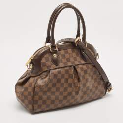 Pre Owned Louis Vuitton Damier Ebene Canvas Trevi PM Bag