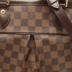 Pre Owned Louis Vuitton Damier Ebene Canvas Trevi PM Bag