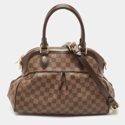Pre Owned Louis Vuitton Damier Ebene Canvas Trevi PM Bag
