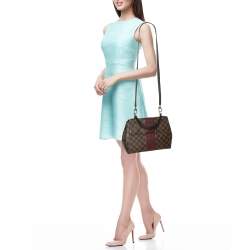 Louis Vuitton Bordeaux Damier Ebene Canvas Bond Street Bag